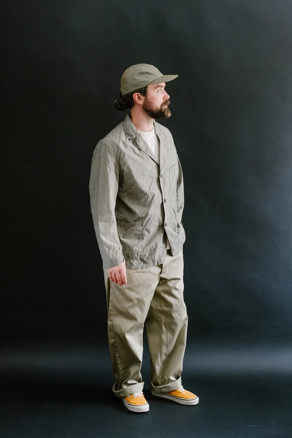 01-6153-55 - Light Simple Work Jacket - Greige