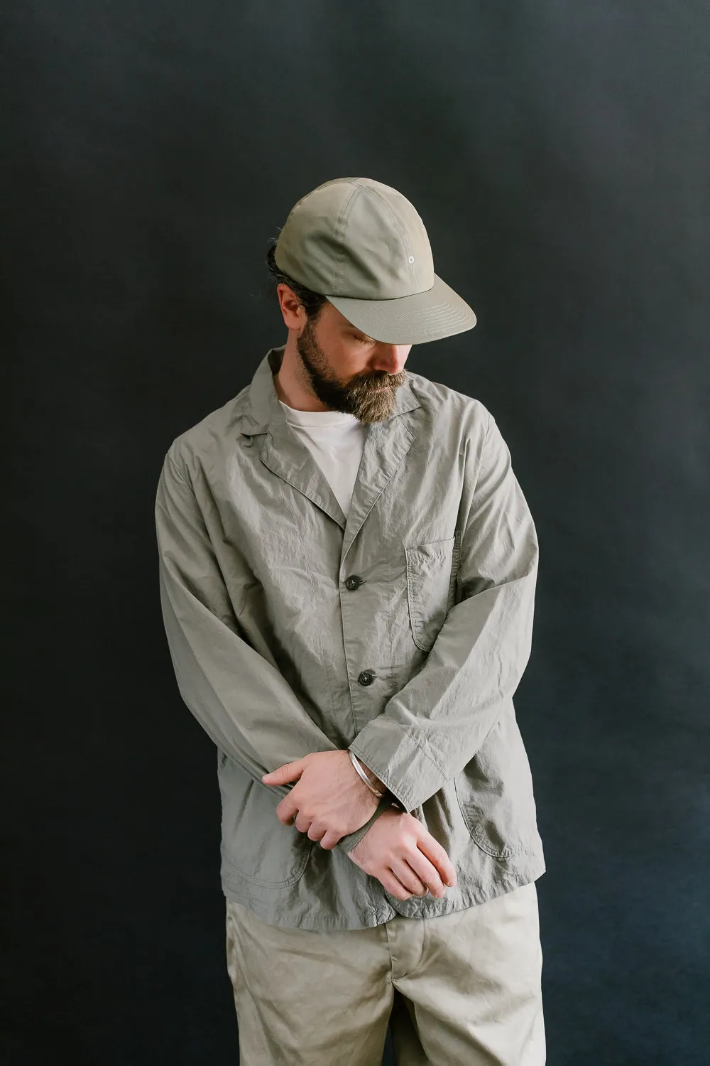 01-6153-55 - Light Simple Work Jacket - Greige