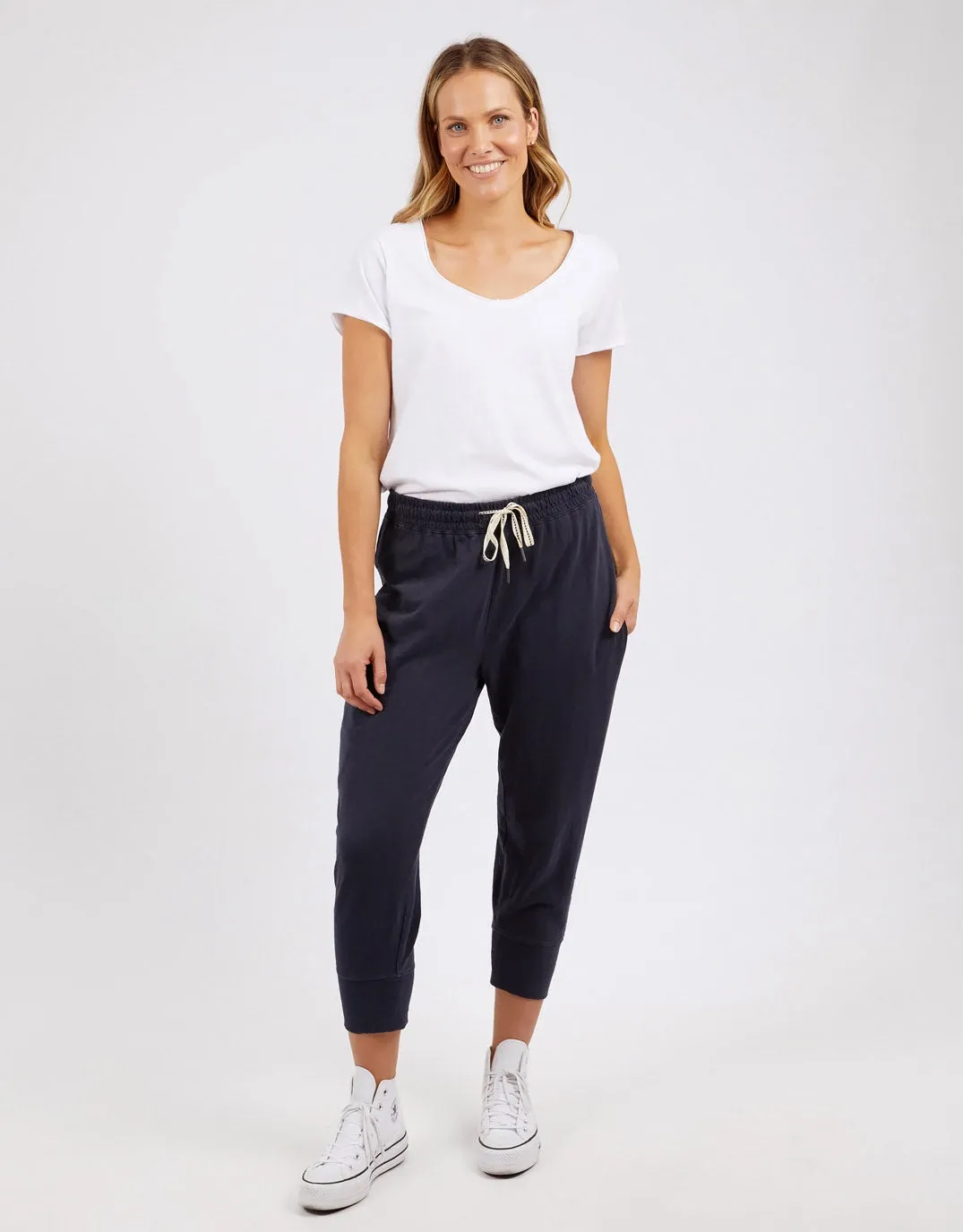 3/4 Brunch Pants - Navy