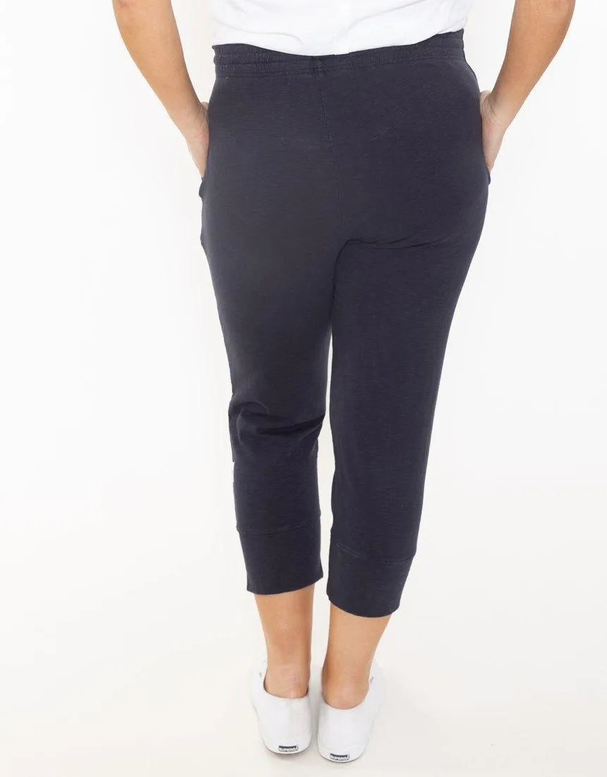 3/4 Brunch Pants - Navy