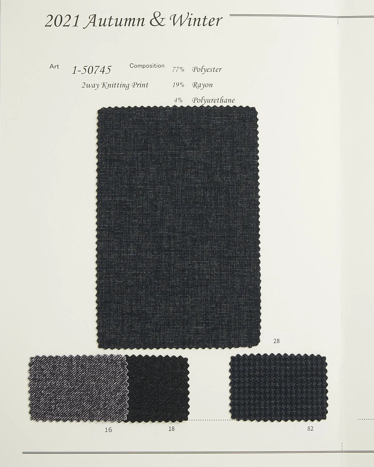 5-50745 - PRINTED COMPACT JERSEY