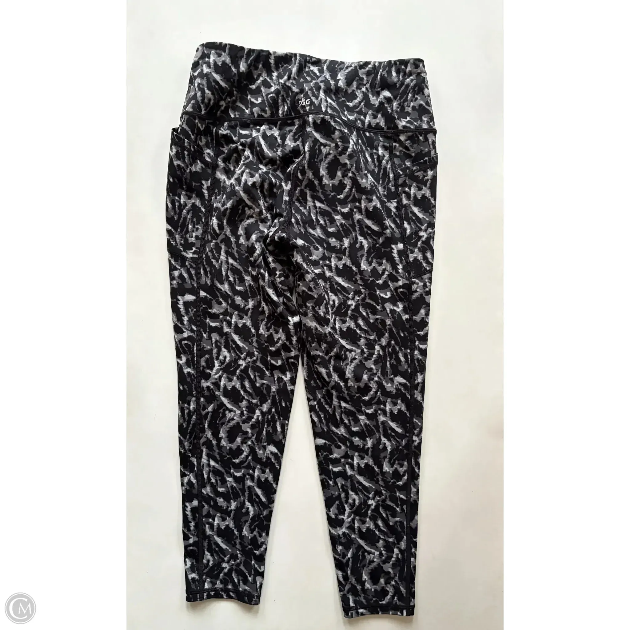 Athletic Leggings By Dsg Outerwear In Black, Size: L