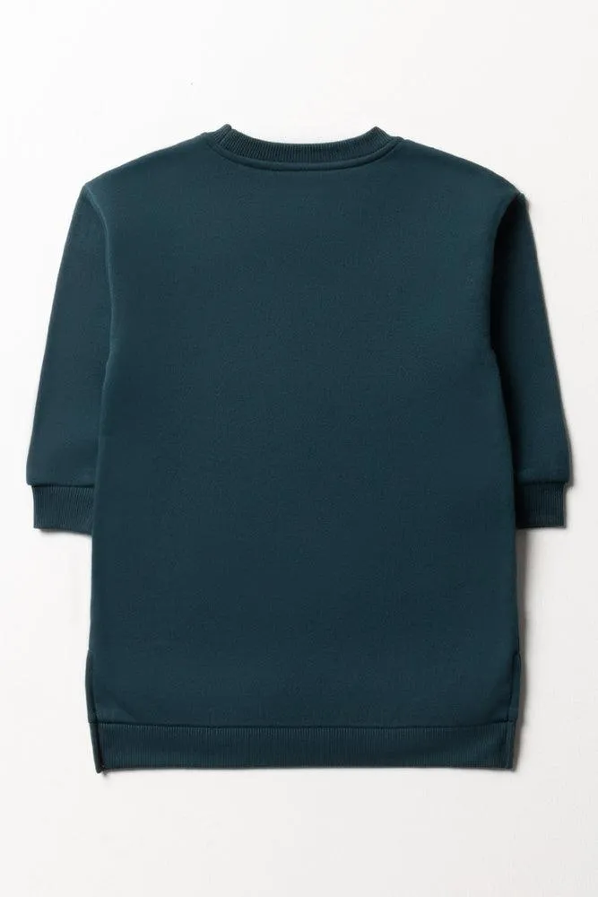 Butterfly Dress Dark Teal