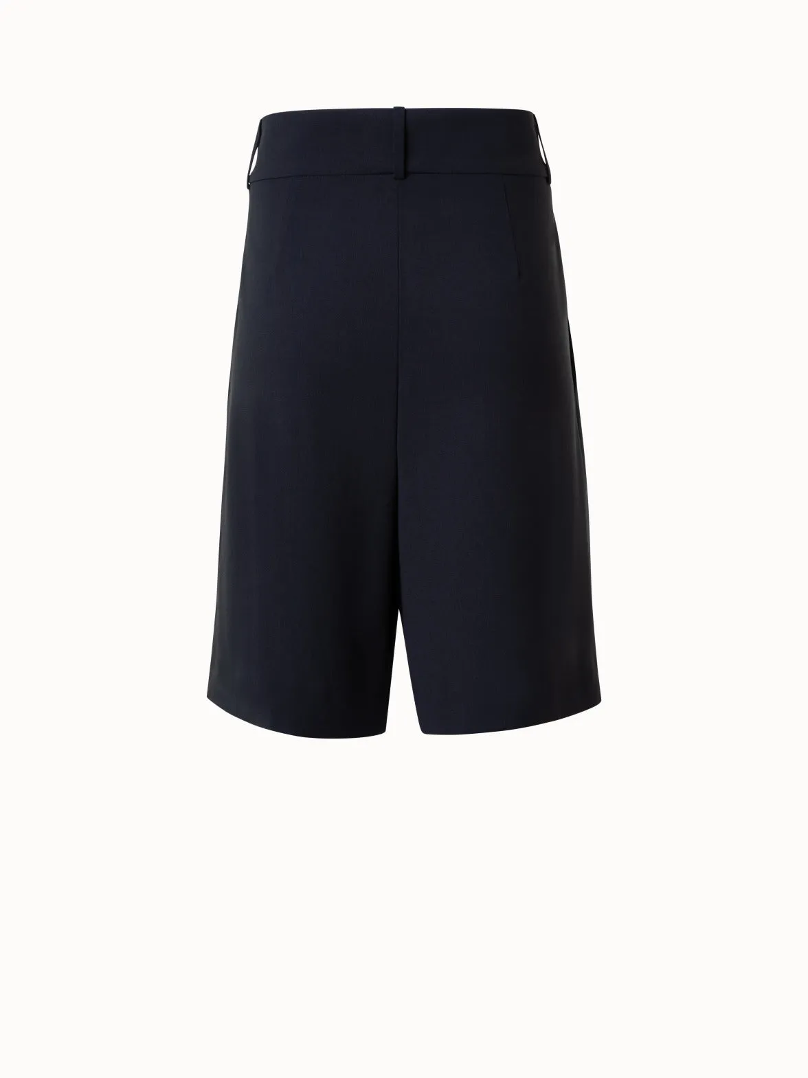 Cool Wool Pleated Bermuda Short