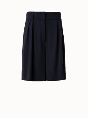 Cool Wool Pleated Bermuda Short