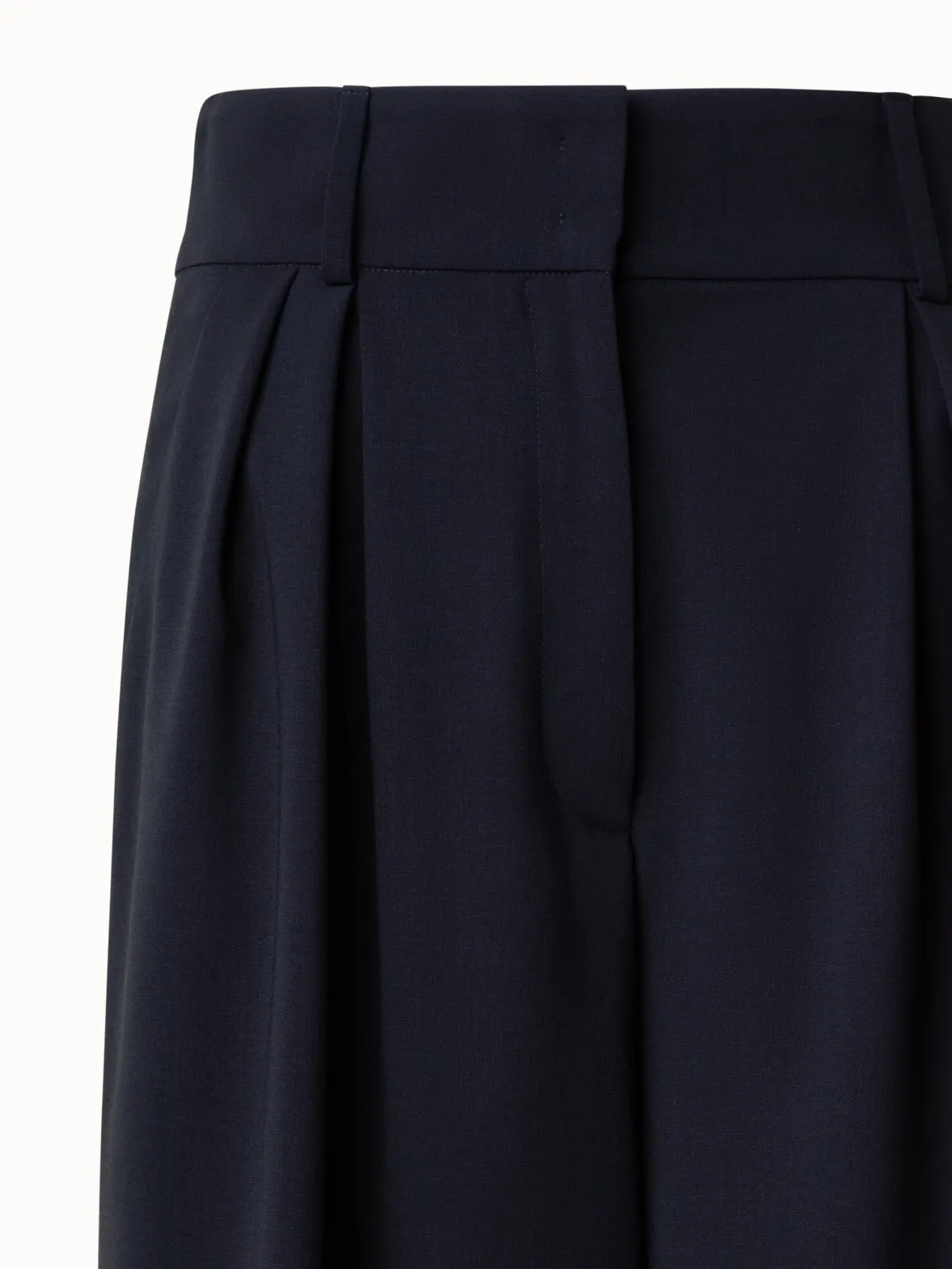 Cool Wool Pleated Bermuda Short