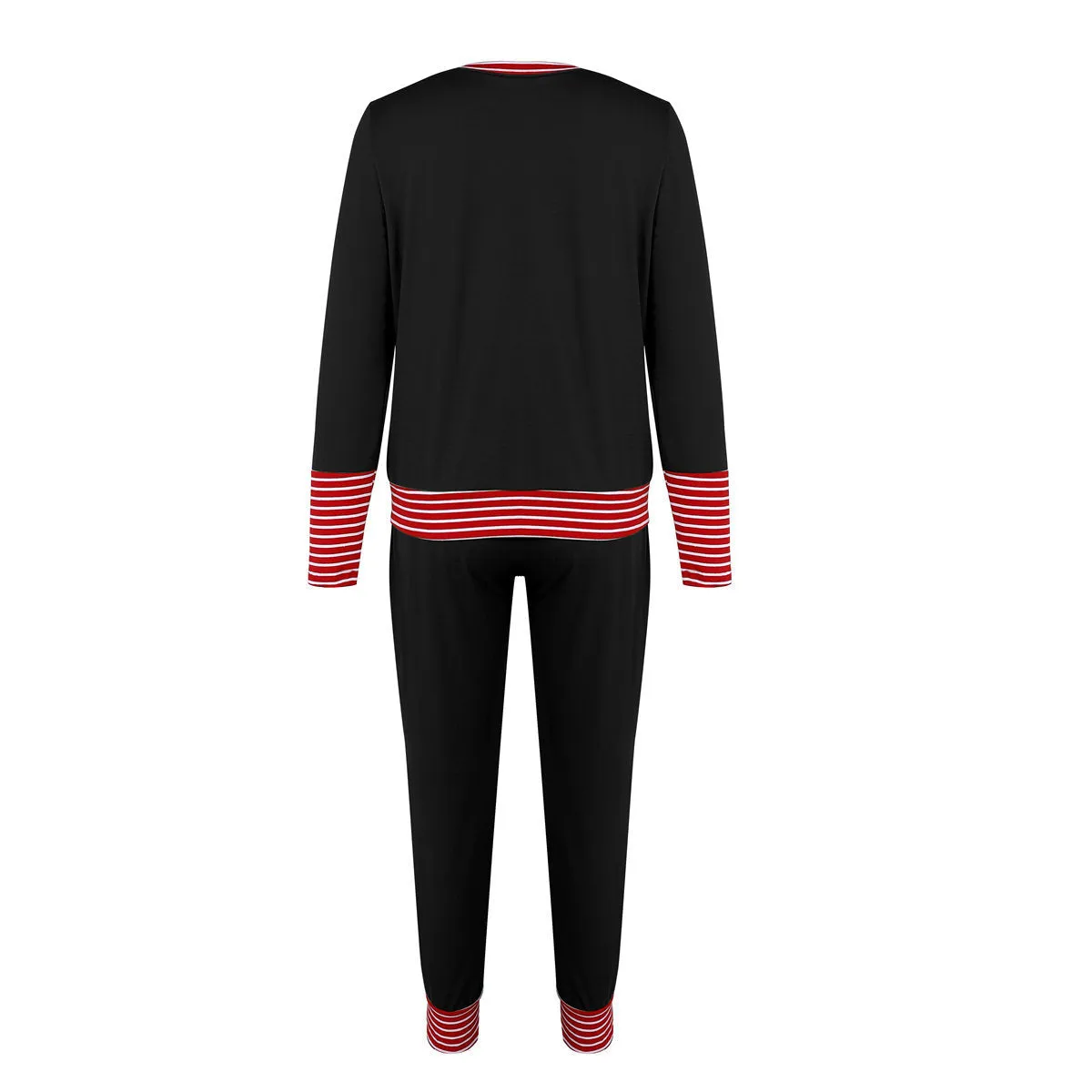 DressBetty - Merry Christmas Pajamas Set Casual Matching Set Full Sleeve Tops Pants 2 Pieces