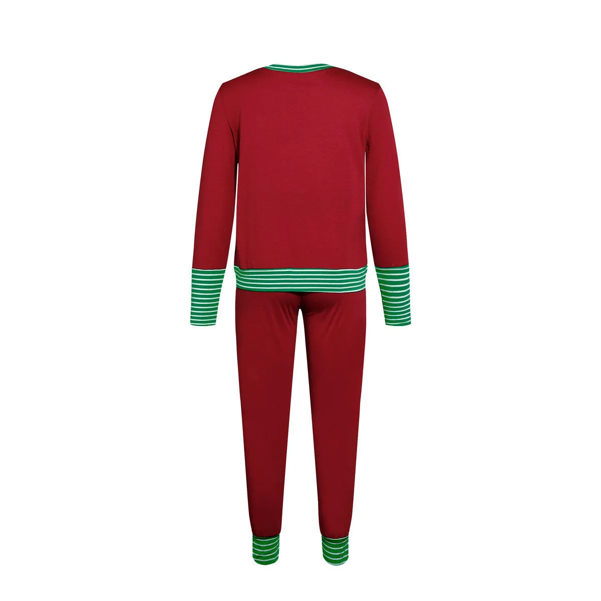 DressBetty - Merry Christmas Pajamas Set Casual Matching Set Full Sleeve Tops Pants 2 Pieces