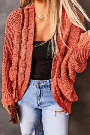 Elegant Solid Pocket Cardigan Collar Tops(8 Colors)