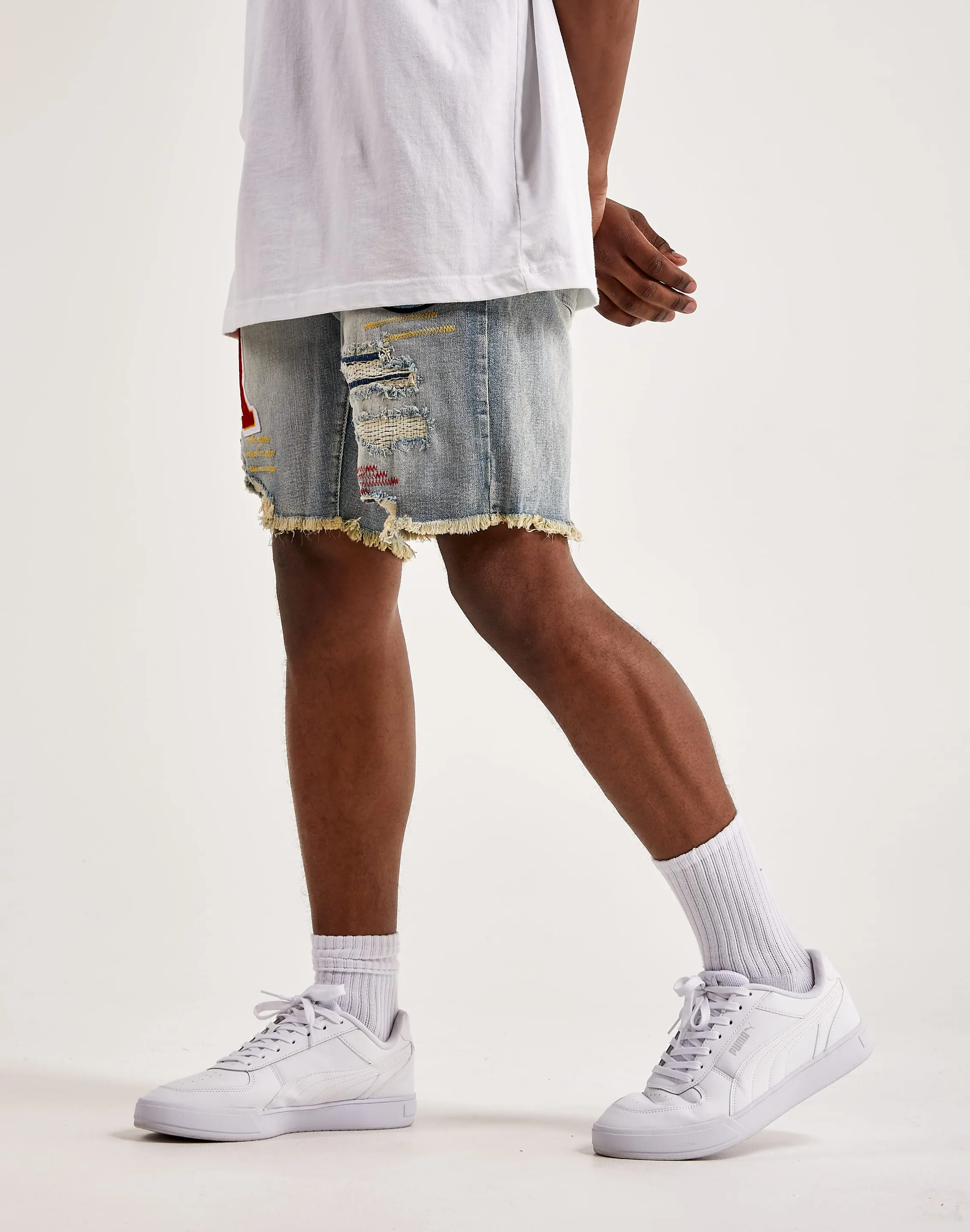First Row Keep Cool Denim Shorts