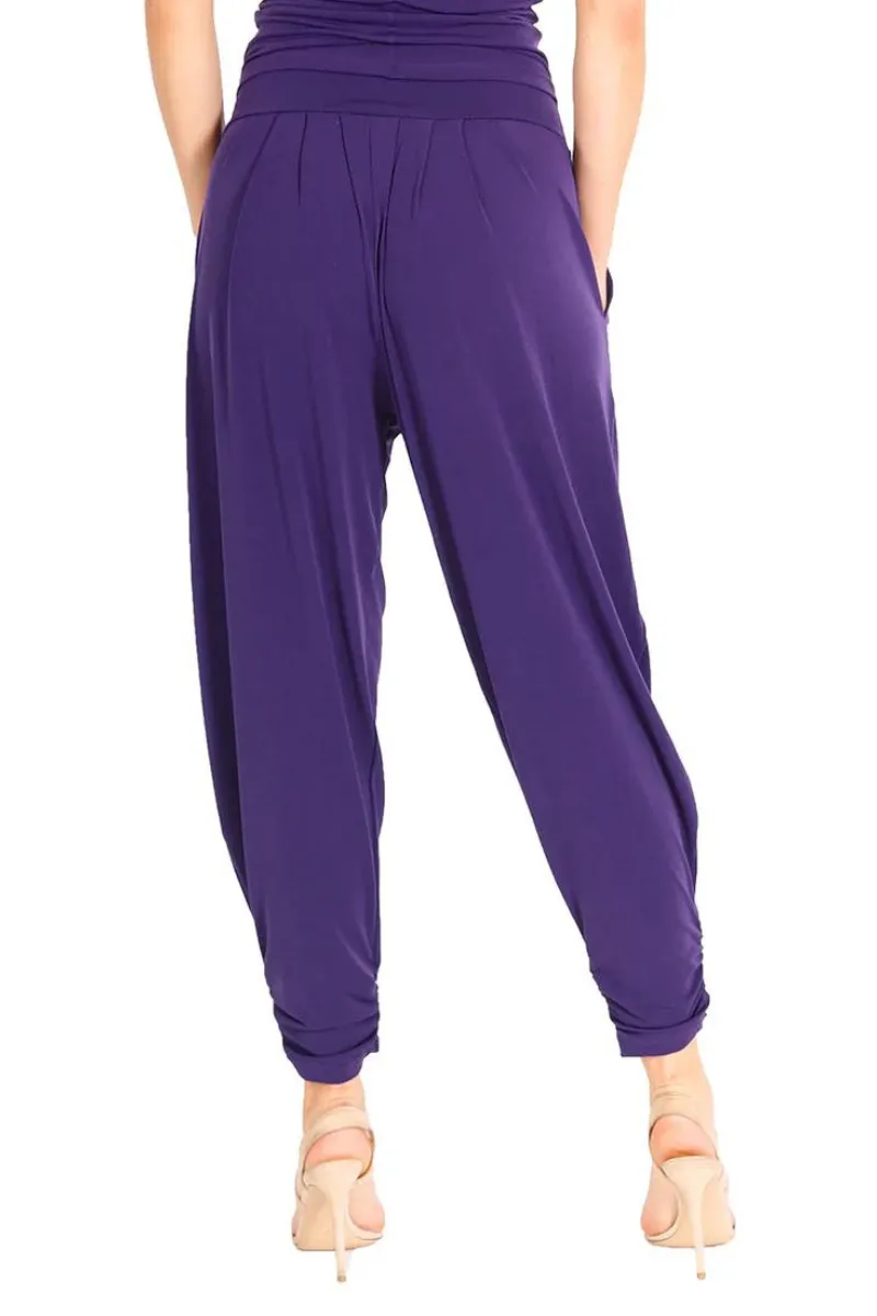 Harem Style Tango Pants with Pleated Front