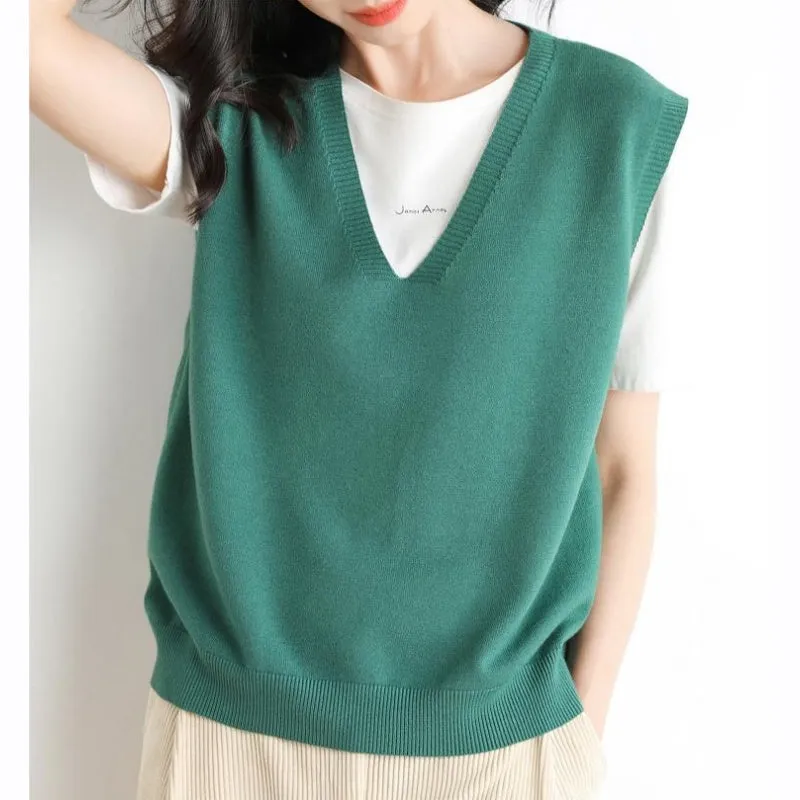Hot Sale 50% offWomen's Ultra-Soft V-Neck Knit Vest
