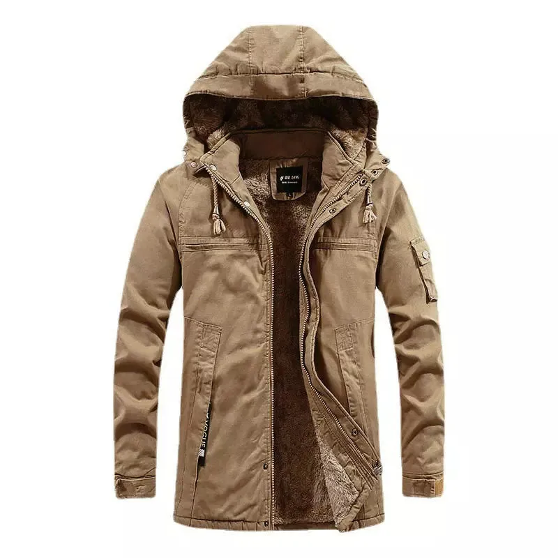 Men's Jackets Fashion Fleece Warm Winbreaker Jackets.