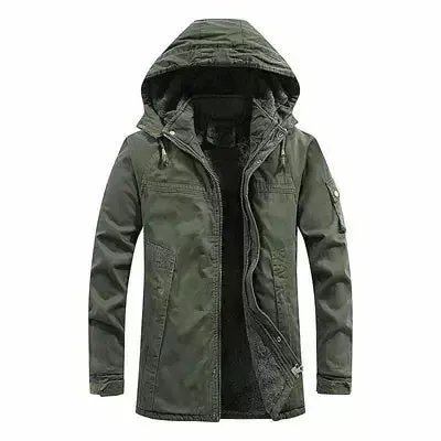 Men's Jackets Fashion Fleece Warm Winbreaker Jackets.
