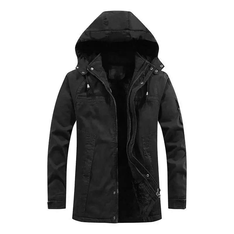 Men's Jackets Fashion Fleece Warm Winbreaker Jackets.