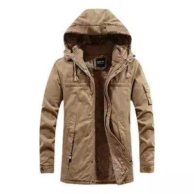 Men's Jackets Fashion Fleece Warm Winbreaker Jackets.