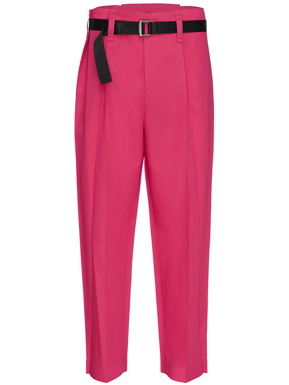 Oblique Fold Bottoms Pants