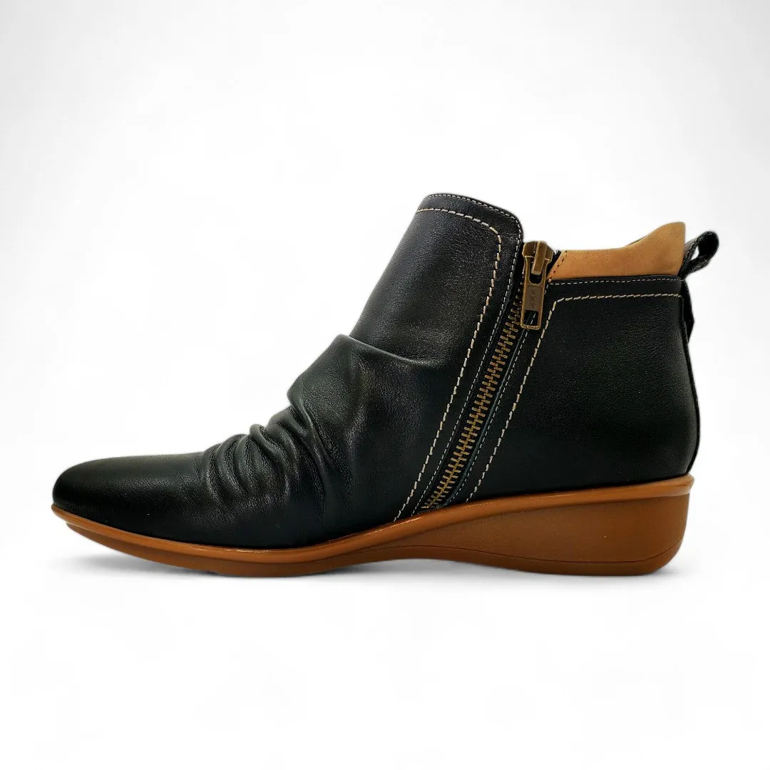 Plymouth Wedge Bootie