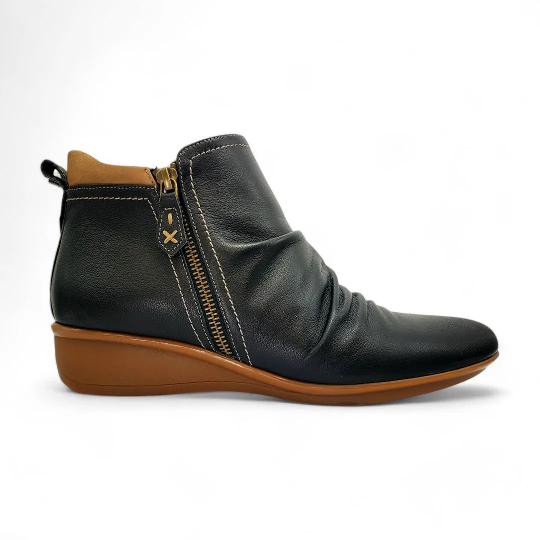 Plymouth Wedge Bootie
