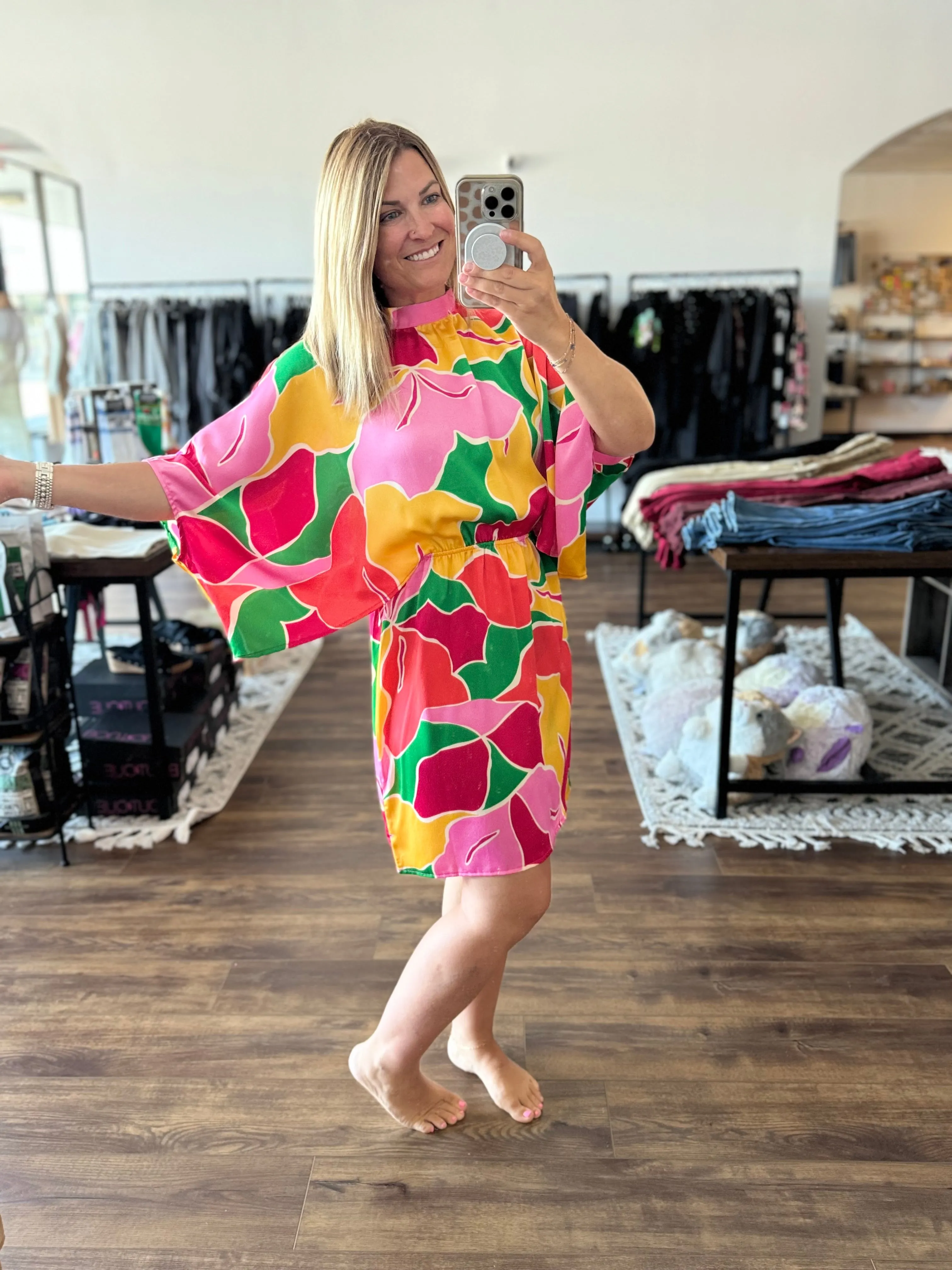 The Emeline Satin Dress