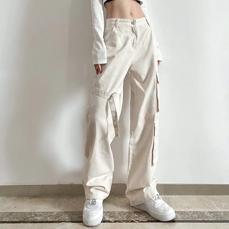 White Casual Jeans  KF81006